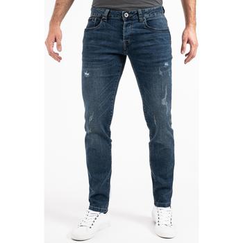 Kleidung Herren Hosen Peak Time Slim-fit-Jeans München Blau