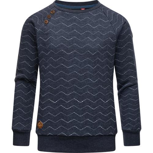 Kleidung Mädchen Sweatshirts Ragwear Sweater Darinka Zig Zag Blau