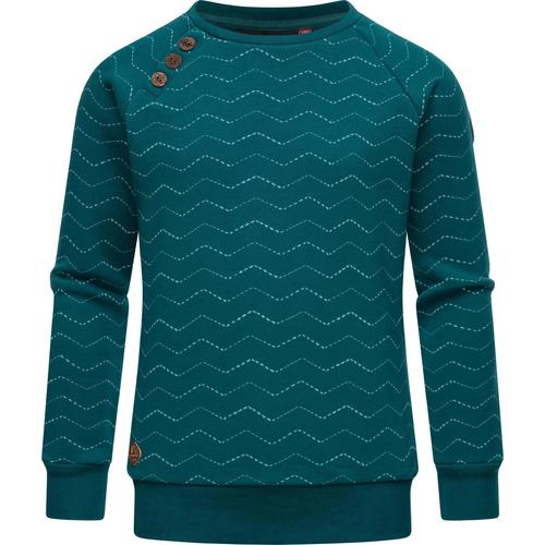 Kleidung Mädchen Sweatshirts Ragwear Sweater Darinka Zig Zag Grün