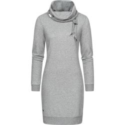 Kleidung Damen Kleider Ragwear Sweatkleid Chloe Solid Grau