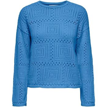 Kleidung Damen Pullover Only 15285907 SANSI-PROVENCE Blau