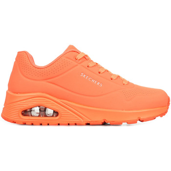Schuhe Damen Sneaker Skechers Uno Night Shades Orange