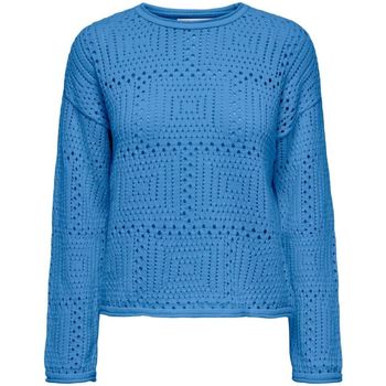 Kleidung Damen Pullover Only 15285907 SANSI-PROVENCE Blau