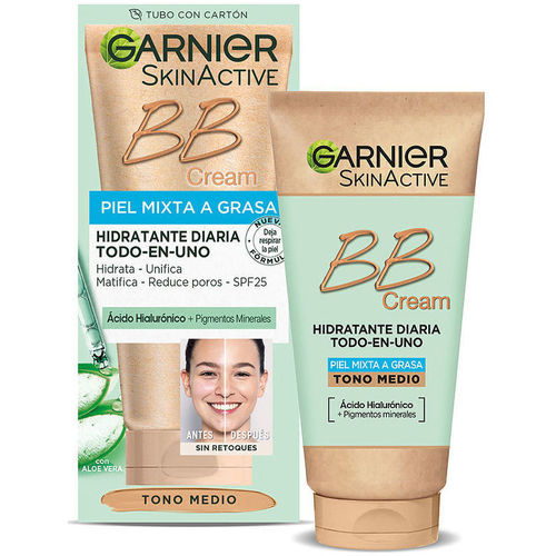 Beauty Damen BB & CC Creme Garnier Skinactive Bb Cream Piel Mixta A Grasa Spf25 medium 