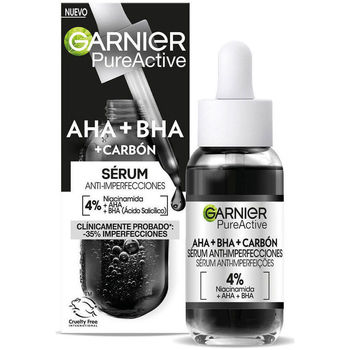 Garnier  Serum, Masken & Kuren Pure Active Aha + Bha + Carbón Sérum Anti-imperfecciones