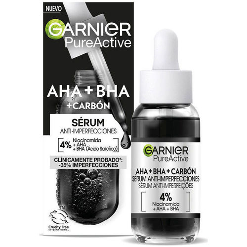 Beauty Serum, Masken & Kuren Garnier Pure Active Aha + Bha + Carbón Sérum Anti-imperfecciones 