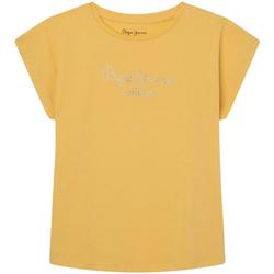 Kleidung Mädchen T-Shirts & Poloshirts Pepe jeans  Gelb