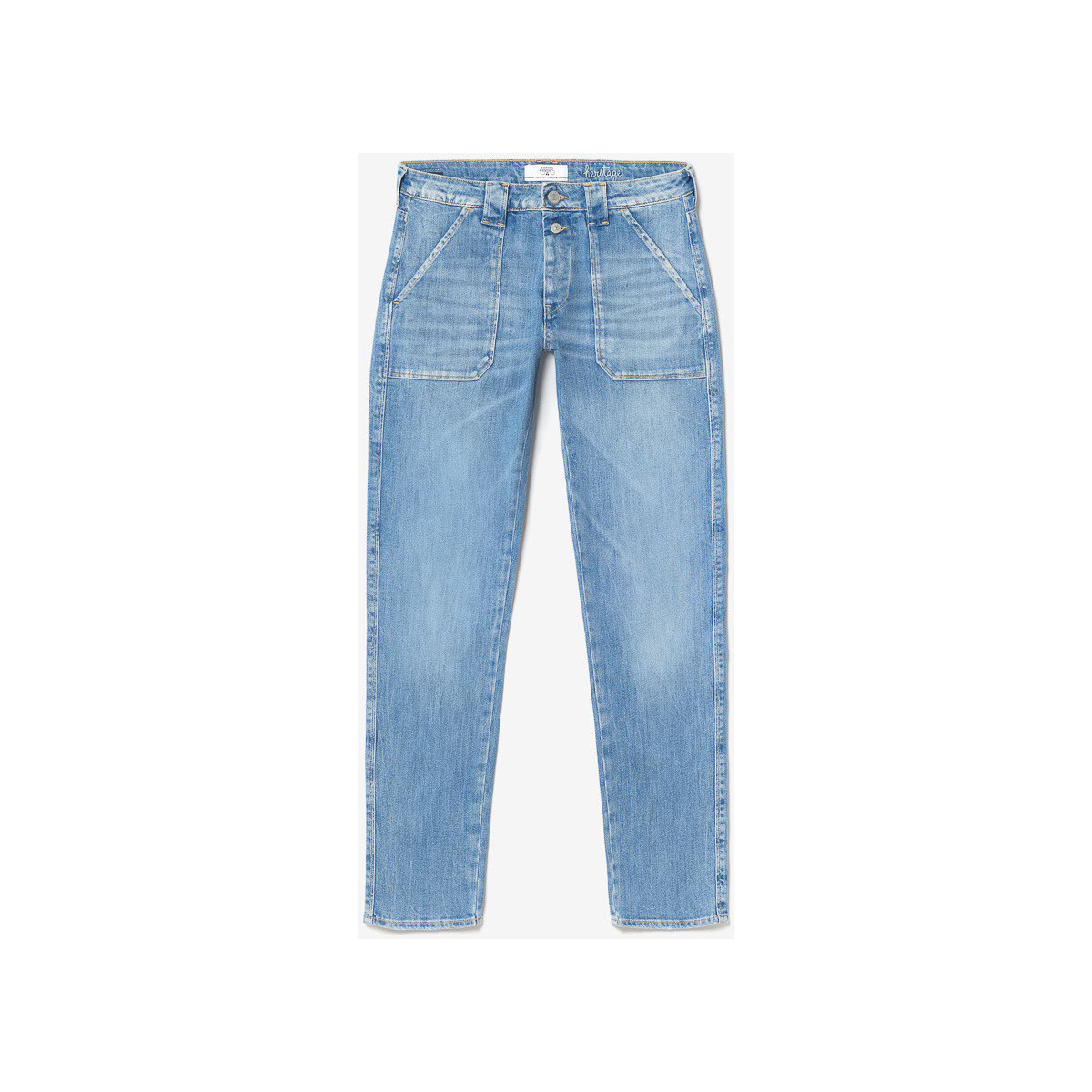 Kleidung Damen Jeans Le Temps des Cerises Jeans boyfit 200/43, 7/8 Blau