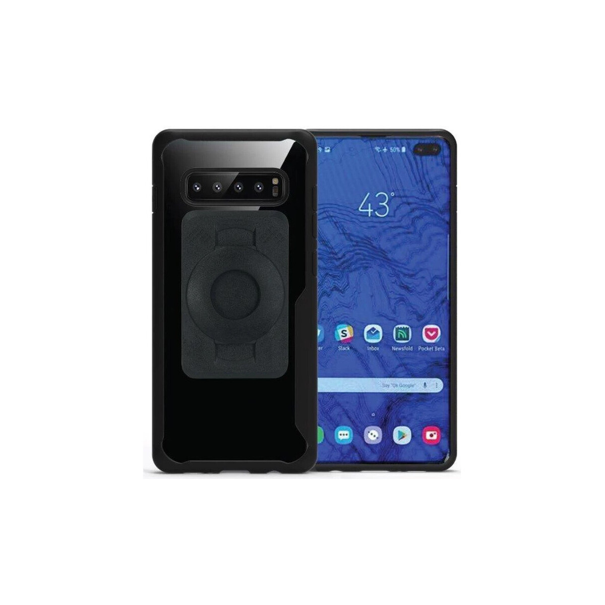 Taschen Kinder Handytasche Tigra Coque smartphone  FitClic Neo Samsung Galaxy S22 Ultra Schwarz