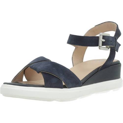 Schuhe Damen Sandalen / Sandaletten Geox D PISA Blau