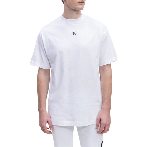 Kleidung Herren T-Shirts Calvin Klein Jeans J30J322849 Weiss