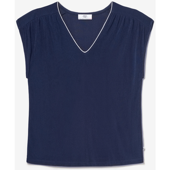 Kleidung Damen T-Shirts & Poloshirts Le Temps des Cerises T-shirt SIDY Blau
