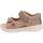 Schuhe Mädchen Sandalen / Sandaletten Superfit Schuhe Sandale Leder LAGOON 1-000514-4000 4000 Beige