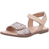 Schuhe Mädchen Sandalen / Sandaletten Clic Schuhe Sandale 9185 Top Glitter beige