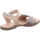 Schuhe Mädchen Sandalen / Sandaletten Clic Schuhe Sandale 9185 Top Glitter Beige