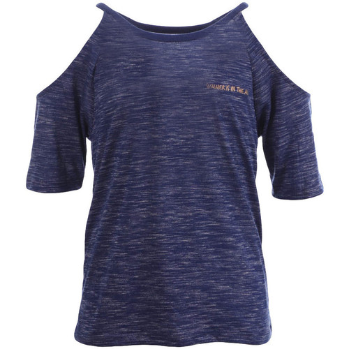 Kleidung Mädchen T-Shirts & Poloshirts Teddy Smith 51005756D Blau