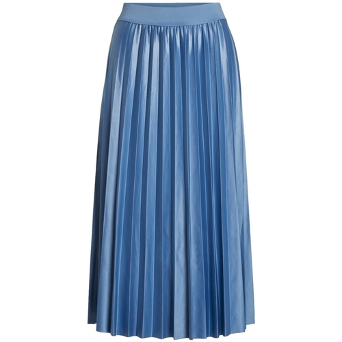 Kleidung Damen Röcke Vila Noos Skirt Nitban - Federal Blue Blau