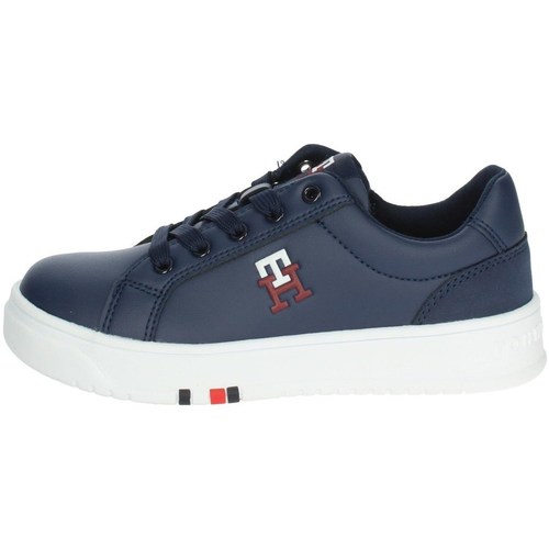 Schuhe Kinder Sneaker High Tommy Hilfiger T3X9-32857-1355 Blau