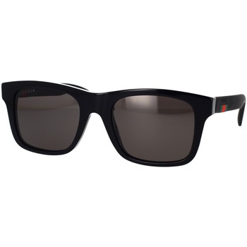Gucci GG0008S 002 Polarisierte Sonnenbrille Schwarz