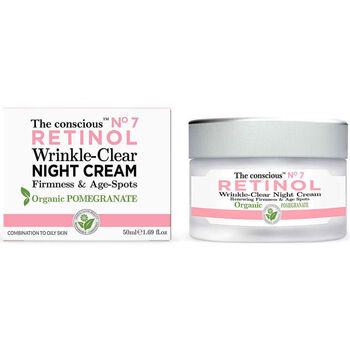 Beauty Anti-Aging & Anti-Falten Produkte The Conscious™ Retinol Wrinkle-clear Night Cream Organic Pomegranate 