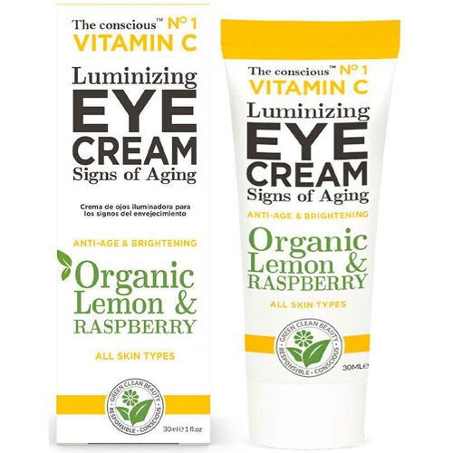Beauty gezielte Gesichtspflege The Conscious™ Vitamin C Luminizing Eye Cream Organic Lemon & Raspberry 