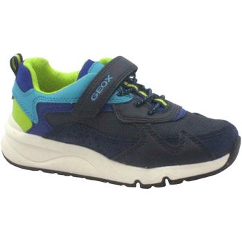 Schuhe Kinder Sneaker Low Geox GEO-E23-J26H0C-NL-a Blau
