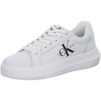 Schuhe Damen Sneaker Calvin Klein Jeans Chunky Cupsole Laceup YW0YW00823-YBR Weiss