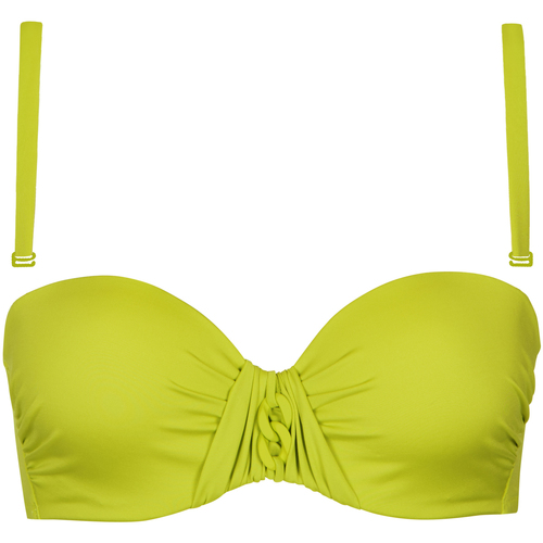 Kleidung Damen Bikini Ober- und Unterteile Lisca Badeanzug-Oberteil Bandeau Balconnet Palma Grün