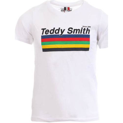 Kleidung Jungen T-Shirts & Poloshirts Teddy Smith 61006043D Weiss