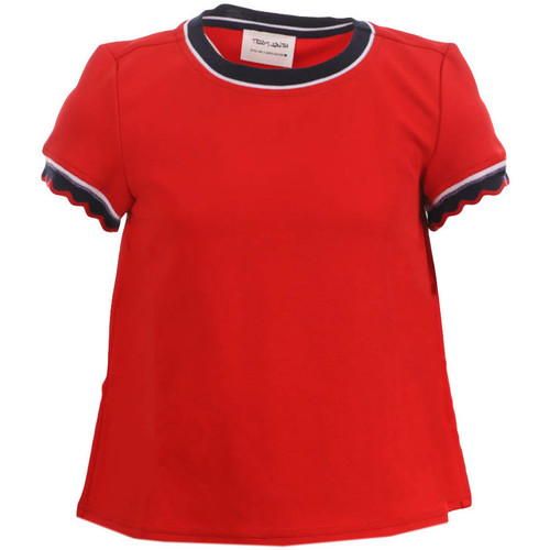 Kleidung Mädchen T-Shirts & Poloshirts Teddy Smith 52306178D Rot