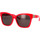 Uhren & Schmuck Damen Sonnenbrillen Balenciaga Sonnenbrille BB0102SA 012 Rot