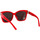 Uhren & Schmuck Damen Sonnenbrillen Balenciaga Sonnenbrille BB0102SA 012 Rot