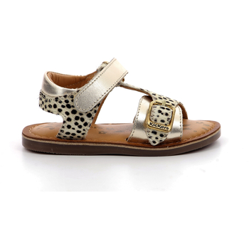 Schuhe Mädchen Sandalen / Sandaletten Kickers Diazz Gold