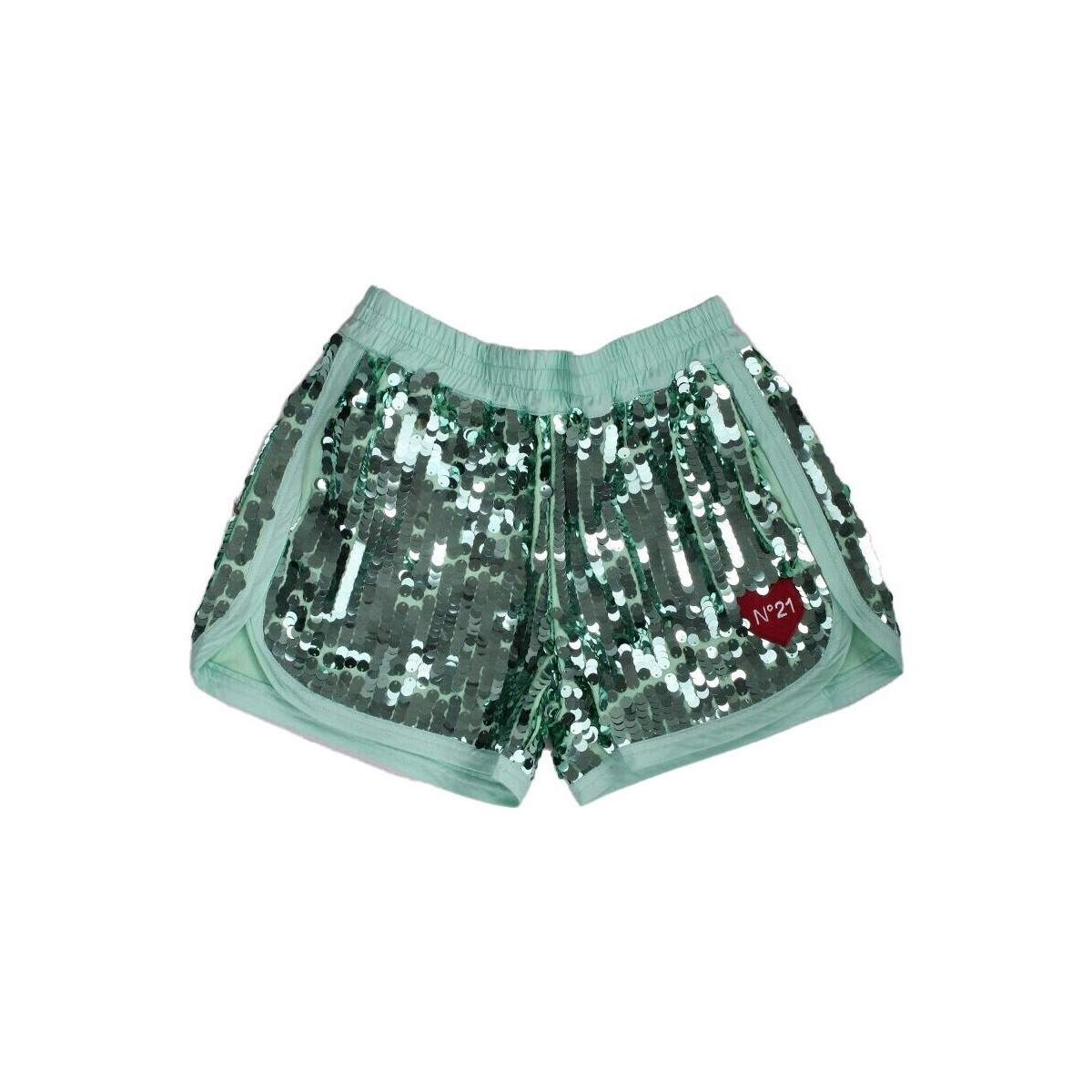 Kleidung Kinder Shorts / Bermudas N°21 N21604 Grün