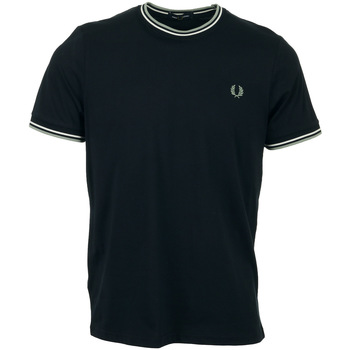 Fred Perry Twin Tipped T-Shirt Blau