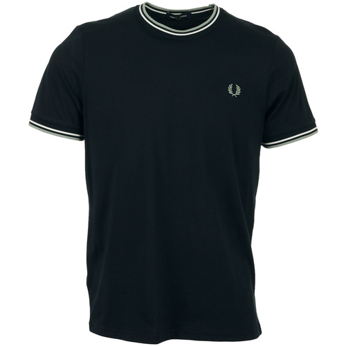 Kleidung Herren T-Shirts Fred Perry Twin Tipped T-Shirt Blau