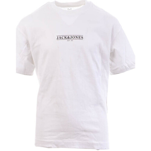 Kleidung Jungen T-Shirts & Poloshirts Jack & Jones 12228792 Weiss