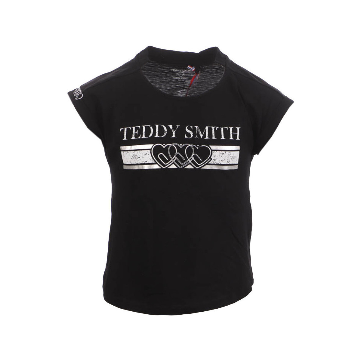 Kleidung Mädchen T-Shirts & Poloshirts Teddy Smith 51005836D Schwarz