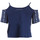Kleidung Mädchen T-Shirts & Poloshirts Teddy Smith 52305378D Blau