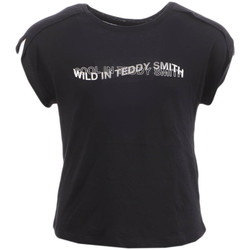 Kleidung Mädchen T-Shirts & Poloshirts Teddy Smith 51006610D Schwarz