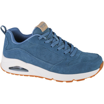 Schuhe Herren Sneaker Low Skechers Uno Blau