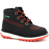 Schuhe Kinder Boots Kickers Kickrally20 Rot