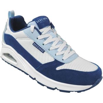 Schuhe Damen Sneaker Low Skechers Uno-2 much fun Blau