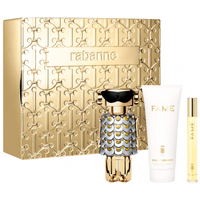 Beauty Damen Parfümsets Paco Rabanne Set Fame 80ml Parfüm + Loción 100ml + Mini 10ml Set Fame 80ml perfume + Loción 100ml + Mini 10ml