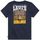 Kleidung Kinder T-Shirts & Poloshirts Levi's 9EH894 ROCK OUT TEE-BES INDIA INK Blau