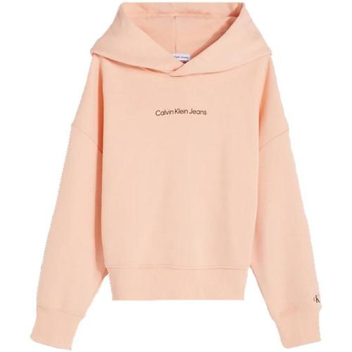 Kleidung Mädchen Sweatshirts Calvin Klein Jeans  Orange