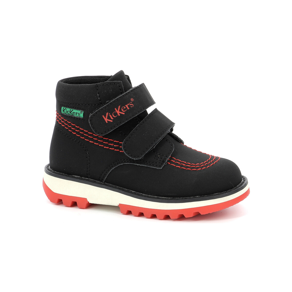 Schuhe Jungen Boots Kickers Kickfun Rot