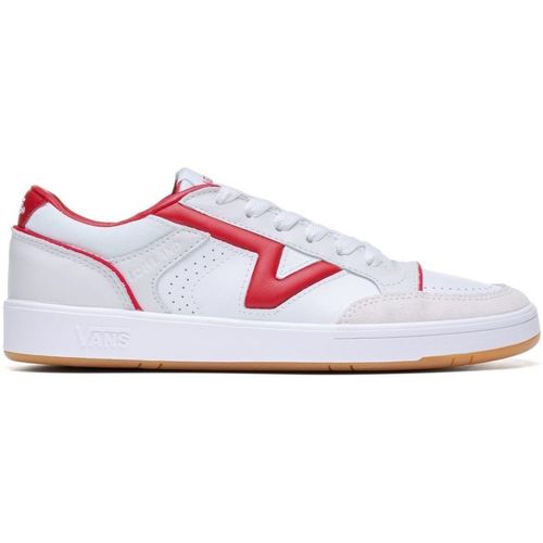 Schuhe Herren Sneaker Vans LOWLAND - VN0007P2Y52-WHITE/RED Weiss