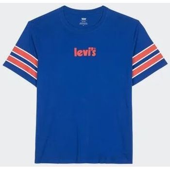 Kleidung Herren T-Shirts & Poloshirts Levi's 16143 0767 - RELAXED FIT TEE-STRIPE MAZARINE BLUE Blau