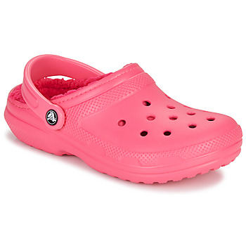 Schuhe Damen Pantoletten / Clogs Crocs Classic Lined Clog Blau-grün / Pink